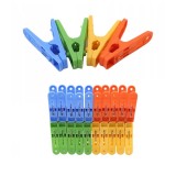 Set 20 carlige pentru haine, 5 cm, plastic, multicolor