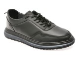 Cumpara ieftin Pantofi sport BITE THE BULLET negri, OY5060B, din piele naturala