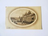 Rara! Cluj:Piața Matei Corvin,carte postala circulata 1921