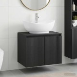 Cumpara ieftin Dulap pentru Chiuveta de Baie Negru 62,5 x 44,5 x 80 cm