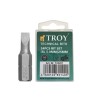 Set Biti Drepti TROY 22207, SL5, 25 mm, 24 buc, Otel Crom Vanadiu, Cutie Plastic