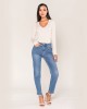 Blugi Dama albastri, Push-up Skinny Nina Carter P076-5A, 38, Albastru