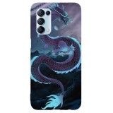 Husa compatibila cu Oppo A12 5G model Mythic Dragon, Silicon, TPU, Viceversa, Transparent, Carcasa