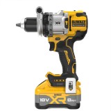 Masina de insurubat si gaurit Dewalt PREMIUM DCD1007WW1T cu percutie 18V XR 8Ah Brushless 3 trepte de viteza