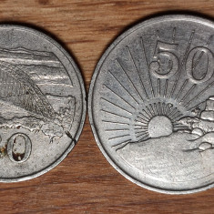 Zimbabwe - set de colectie exotic - 20 cents 1987 + 10 cents 1988