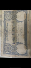 Bancnota 100 Lei 1896 foto