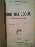 J. Rousseau - Du contrat social ou Principes du Droit politique