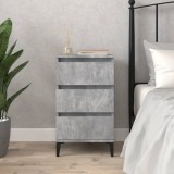 Cumpara ieftin Noptieră, gri beton, 40x35x70 cm, lemn prelucrat