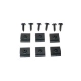 Clema, clips fixare carenaj Ford Focus; Opel Agila, Astra F, Astra G, Corsa/Combo B, Vectra A, Vectra B; Suzuki Wagon R+; set 12 buc, spate,