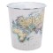Coș de Gunoi, Model Hartă Lumii, Capacitate 6.35L, Diametru 22 x &Icirc;nălțime 23 cm, Plastic