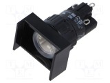 Comutator corp 16mm EAO 2 poziții NC NO, montaj &Oslash;16,2mm