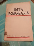 revista &bdquo;Ideea rom&acirc;nească&rdquo; nr. 5-10/1936