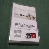 CASETA AUDIO MILLENIUM-CRESTINI,CRACIUNUL A SOSIT RARITATE!!!!ORIGINALA