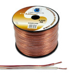 Cablu difuzor 2x0.20mm cupru transparent 1m Cabletech KAB0299