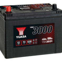 Baterie Yuasa 12V 72AH/630A YBX3000 SMF (L+ Standard) 260x174x225 B00 (pornire)