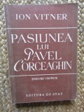Pasiunea lui Pavel Corceaghin Eseuri critice Ion Vitner