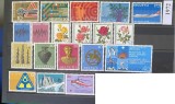 ELVETIA 1972, An complet, serii MNH
