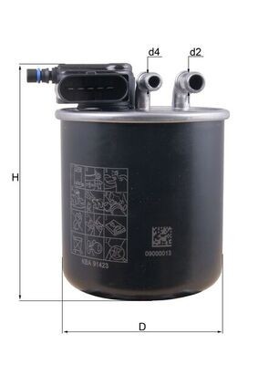MAHLE KL 942 filtru combustibil foto