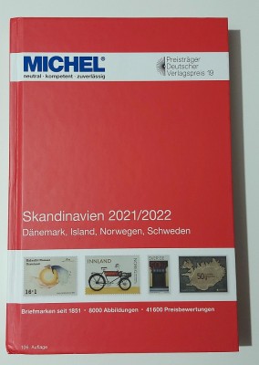 Catalogul Michel Scandinavia 2022, Suedia Danemarca Islanda Novegia foto