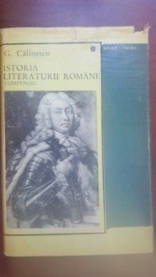 Istoria literaturii romane George Calinescu foto