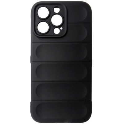 Husa tip capac spate silicon cauciucat negru pentru Apple iPhone 13 Pro foto