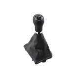 Manson si maner schimbator de viteze Emzone, Compatibil cu Audi A4 B8/A5/Q5, 6 viteze, Piele ecologica/ABS,