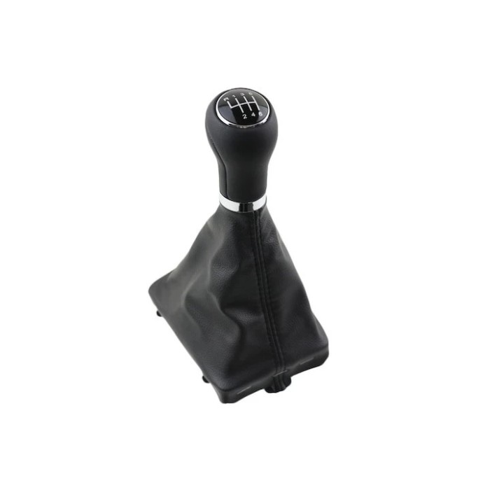 Manson si maner schimbator de viteze Emzone, Compatibil cu Audi A4 B8/A5/Q5, 6 viteze, Piele ecologica/ABS,