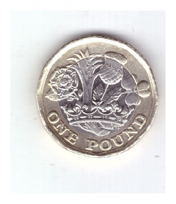 Moneda Anglia 1 pound / 1 lira 2017, stare buna, curata