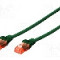 Patch cord Cat 6, U/UTP, conexiune 1:1, 2m, DIGITUS - DK-1617-020/G