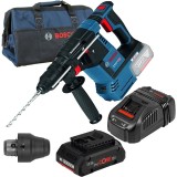 Bosch GBH 18V-26 F + ProCORE + GAL 1880 CV + 1619BZ0100 - Rotopercutor SDS-Plus 2.6 J mandrina interschimbabila + Set acumulator si incarcator Li-Ion