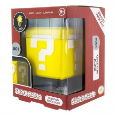 Lampa Nintendo Super Mario Question Block 3D foto