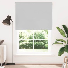 vidaXL Jaluzea cu role opace gri deschis La?ime ?esatura 146,6 cm foto