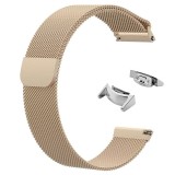 Curea Milanese Loop, adaptoare argintii compatibile Samsung Gear S2 Sport, Retro Gold, Very Dream