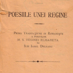 CARMEN SYLVA, POESIILE UNEI REGINE, Bucuresti, 1897