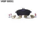 SKF VKBP 80051 set placute frana,frana disc