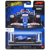 Masinuta metalica de curse, Hot Wheels, Formula 1, Visa Cash App Rb (#30), JBM24