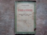 Stiinta literaturii, volumul. 1 - Mihail Dragomirescu, 1926