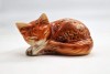Vtg figurina GOEBEL bibelou Pisica dormind decor portelan 15 x 7 x 10 cm