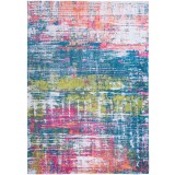 Covor Model Atlantic Jefferson 9214, Marime 140 x 200 cm, Multicolor, Antiderapant, Bumbac si Poliester, Living, Dormitor, Sufragerie, Birou