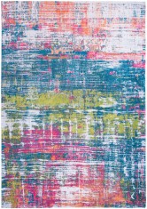 Covor Model Atlantic Jefferson 9214, Marime 140 x 200 cm, Multicolor, Antiderapant, Bumbac si Poliester, Living, Dormitor, Sufragerie, Birou foto