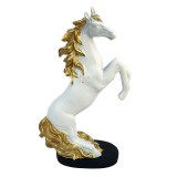 Cumpara ieftin Statueta decorativa Cal, Alb, 20 cm, 214H