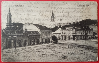 1925 - Zalău, piata Kossuth (jud. Salaj) foto