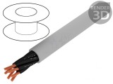 Cablu Neecranat 6x0,75mm2 300V 500V Gri