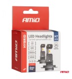 Set Becuri LED HYBRID H7 AMIO 6000K Canbus 60W , 5600LM