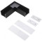Conector 90&deg; Aluminiu Anodat Negru VARIO30-02