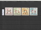 ROMANIA 1969 LP 701 CAMPIONATELE EUROPENE DE BOX SERIE MNH NESTAMPILATA