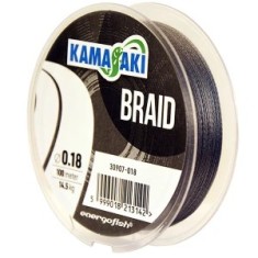 Fir Textil KAMASAKI Braid Grey, 0.10mm, 7.6kg, 100m foto