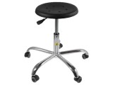 Taburet ESD &Oslash;350mm, &icirc;nălțime ajustabilă 510-690mm, rezistență 0,1-1M&Omega;