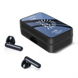 Cumpara ieftin Casti wireless bluetooth, INOVA&reg; xPOD1, fara fir, conexiune universala, audio, microfon, afisaj digital baterie, BT 5.1, negru