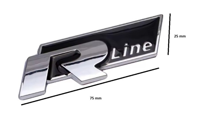 emblema R-Line negru